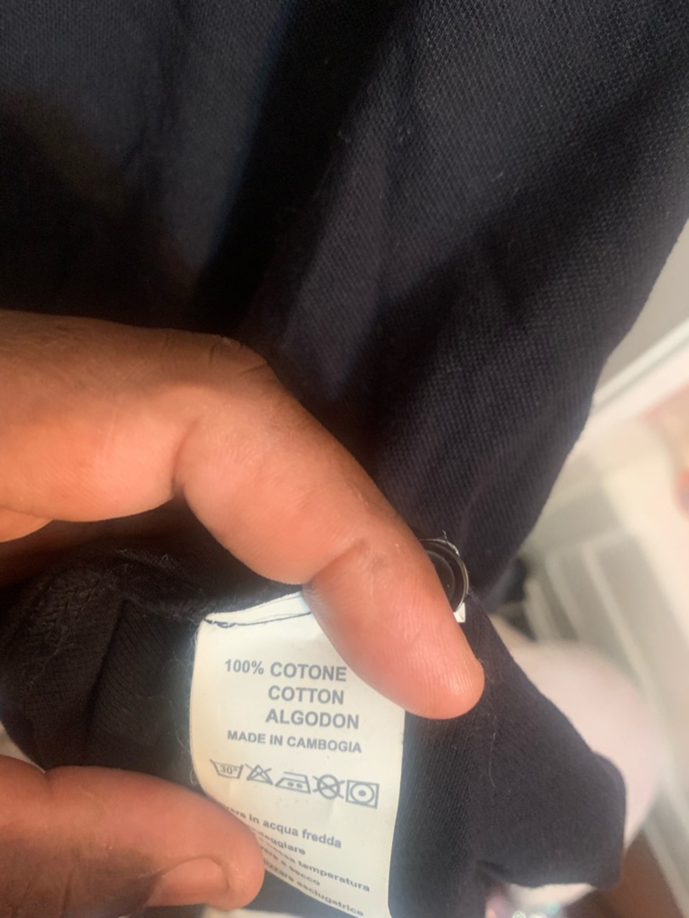 Lamborghini Black Crewneck Top